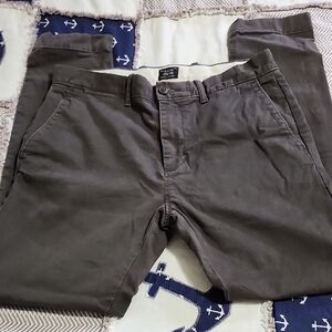 J. Crew Gray Chinos Classic Cotton Twill